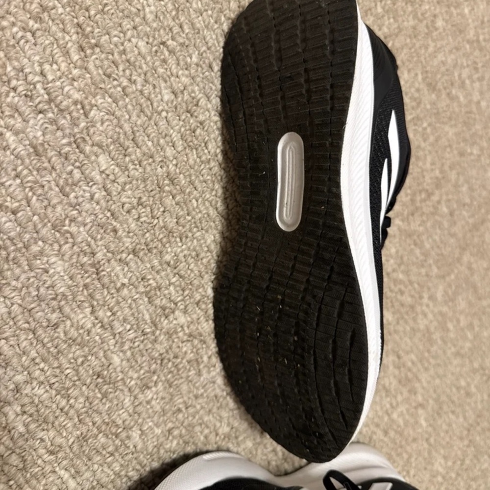 Black and White Athletic Shoes